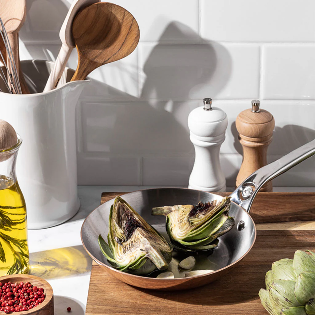 Sartén de cobre Inocuivre con mango de inox De Buyer - Imagen 4