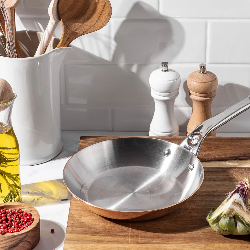 Sartén de cobre Inocuivre con mango de inox De Buyer - Imagen 3