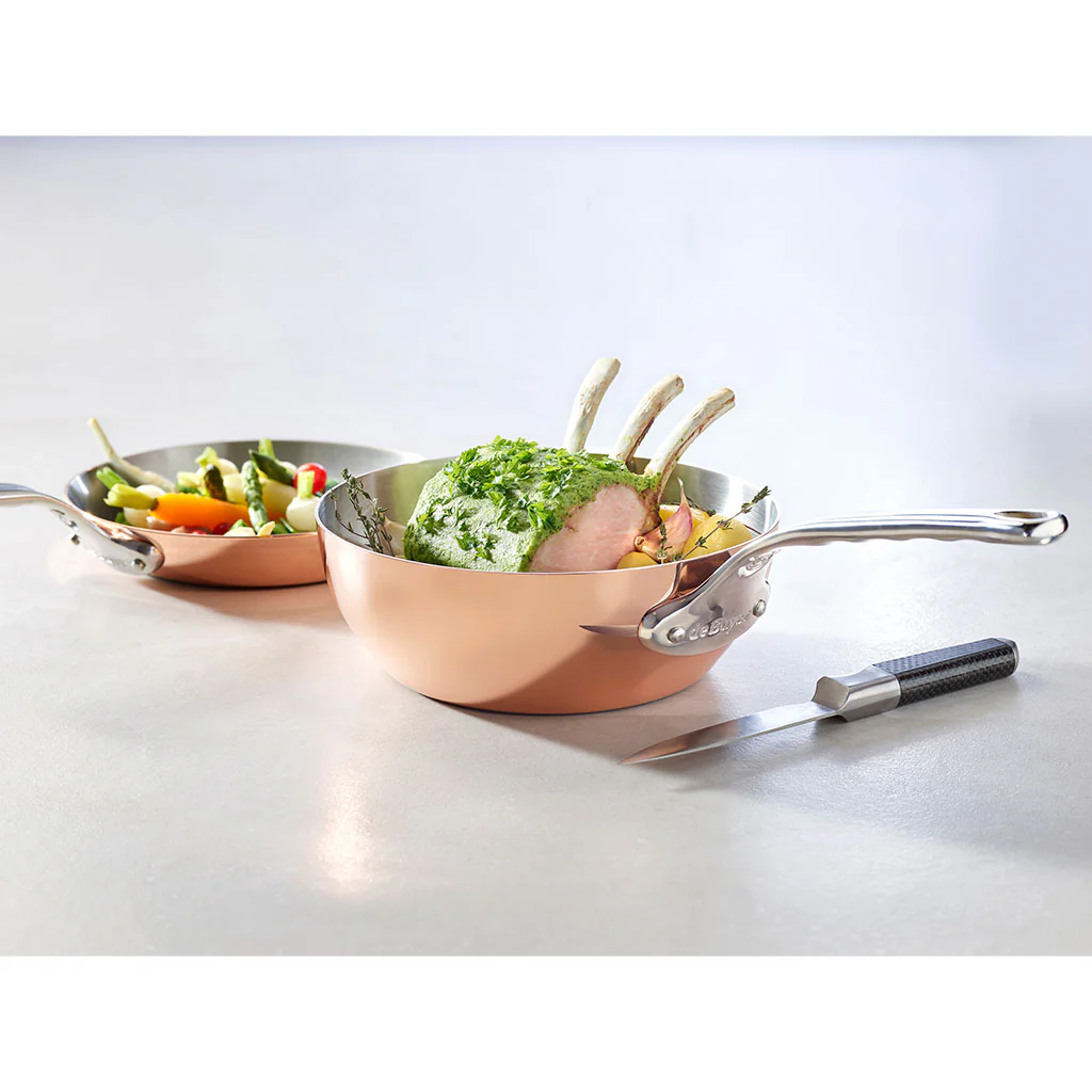 Sartén de cobre Inocuivre con mango de inox De Buyer - Imagen 8