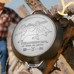 Sartén multiusos de dos asas de hierro fundido Yellowstone Lodge