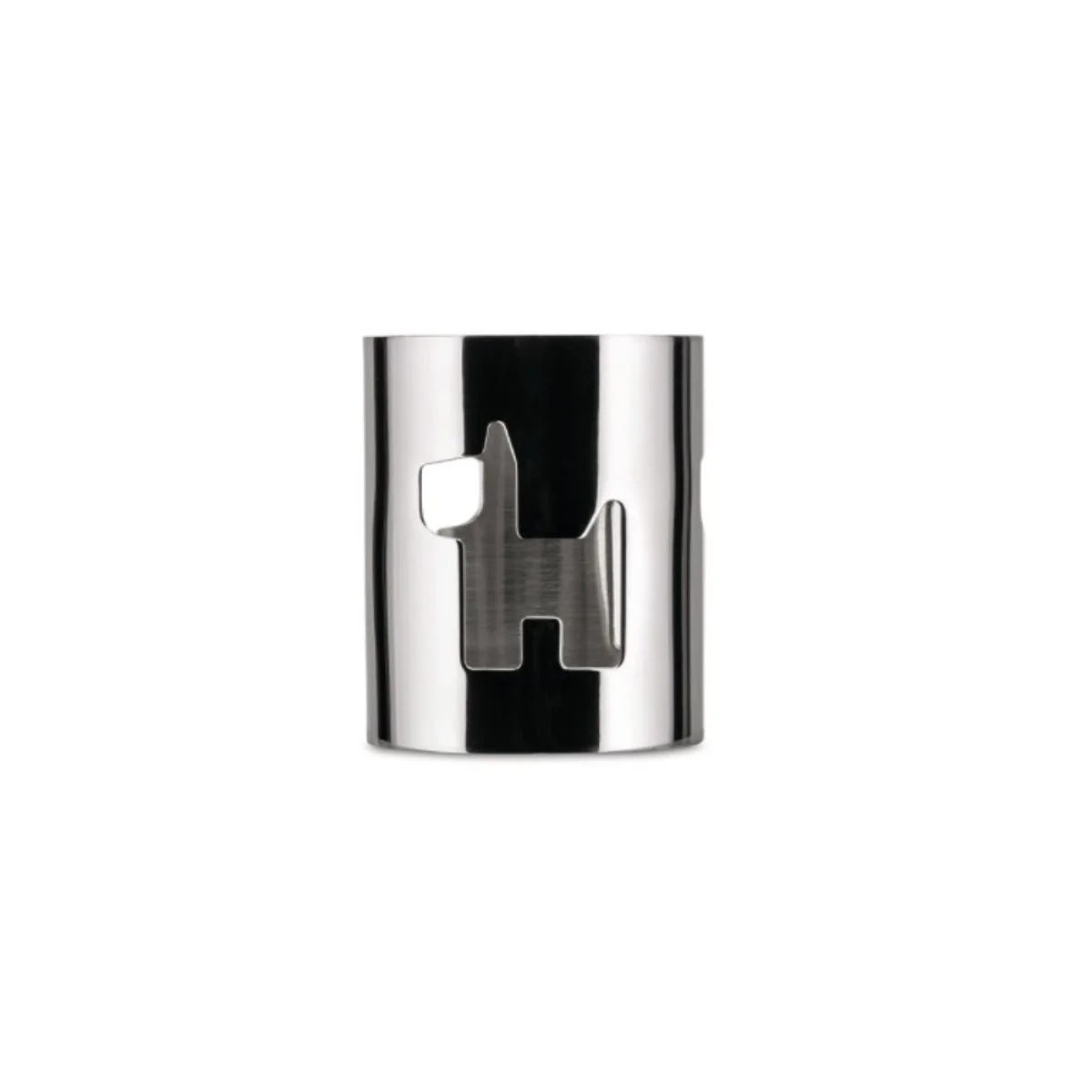 Servilletero perforado de acero Girotondo Alessi - Imagen 9