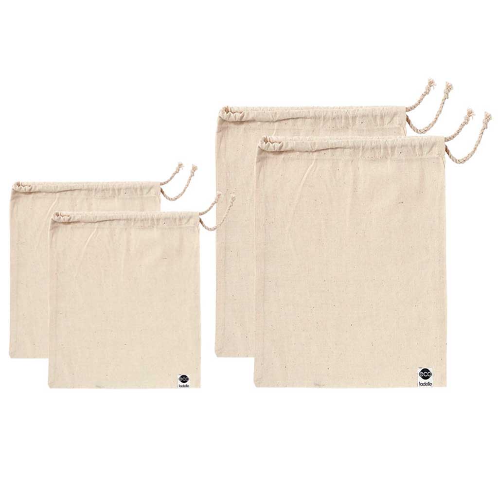 Set de 4 bolsas de algodón para frutas y verduras Ladelle - Imagen 9