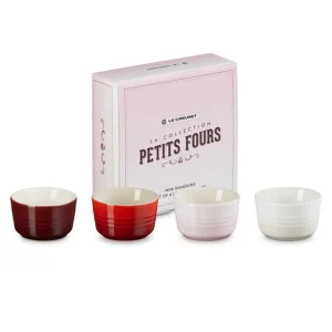 Set de 4 mini ramequines Petit Fours Le Creuset
