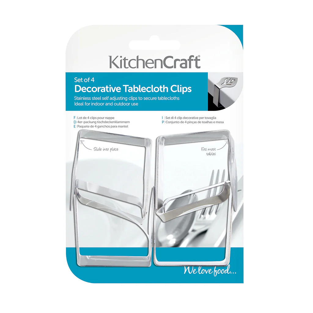 Set de 4 clips para mantel de KitchenCraft - Imagen 5