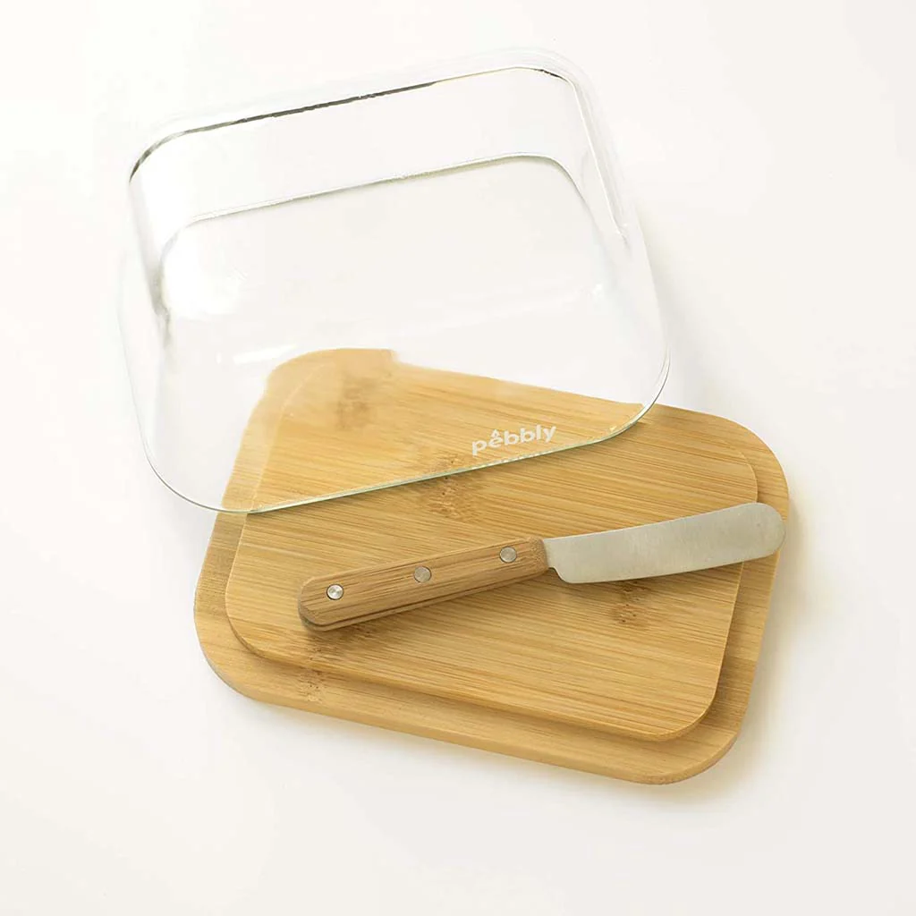 Set mantequillera y cuchillo de Pebbly - Imagen 9