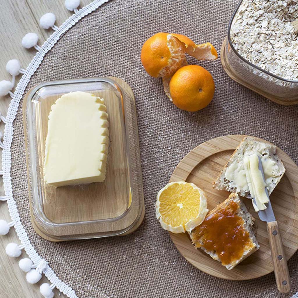 Set mantequillera y cuchillo de Pebbly - Imagen 4