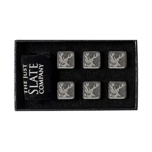 Set de 6 cubitos de piedra con funda Selbrae