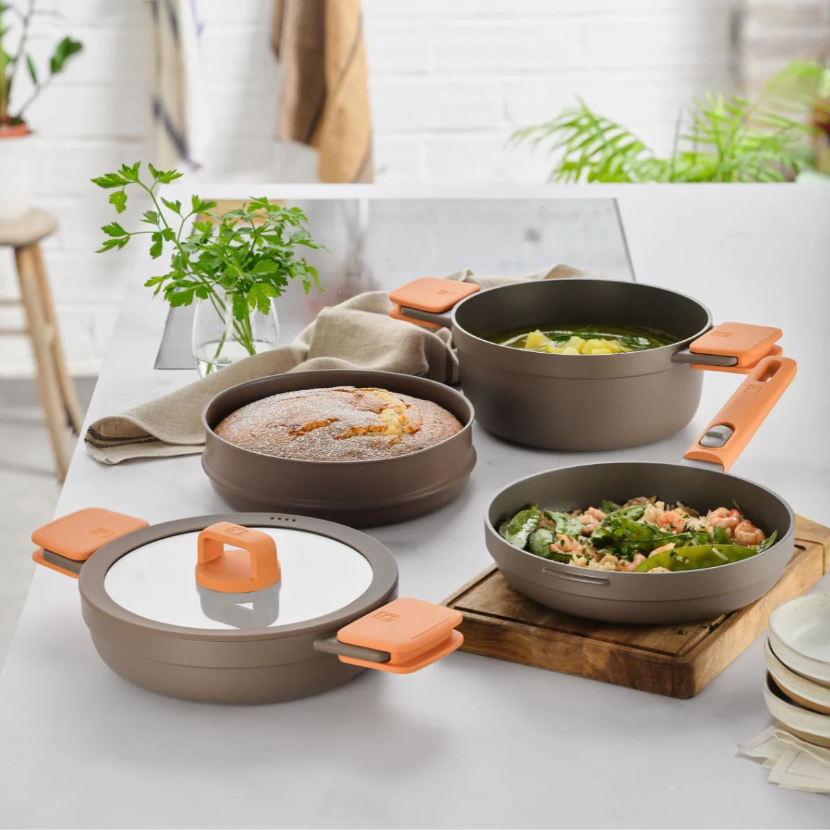 Cacerola baja antiadherente Compac Pro Bra - Imagen 6