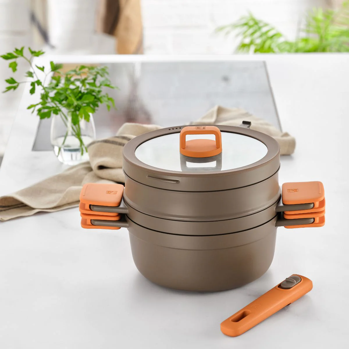 Cacerola baja antiadherente Compac Pro Bra - Imagen 7