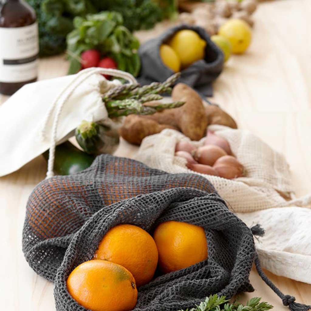 Set de 4 bolsas de algodón para frutas y verduras Ladelle - Imagen 5