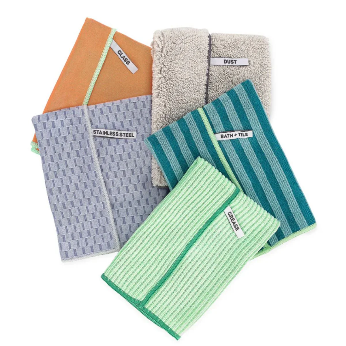 Set de 5 paños de microfibra reciclada Renew Full Circle