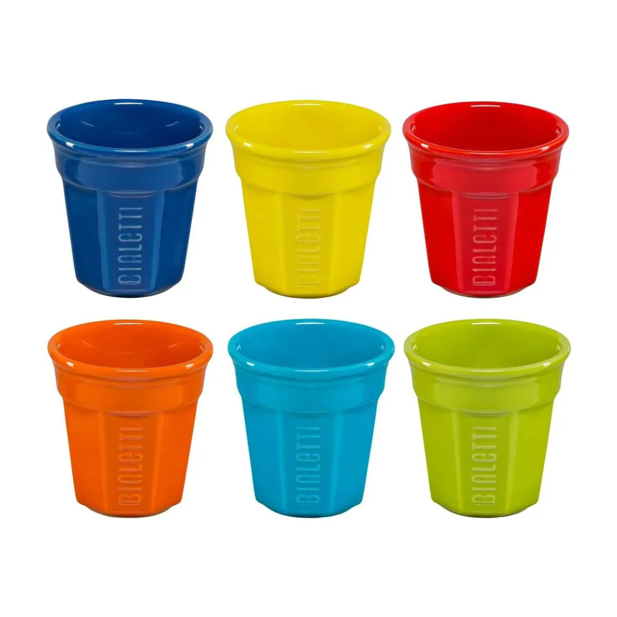 Set de 6 vasos octogonales multicolor Bialetti - Imagen 3