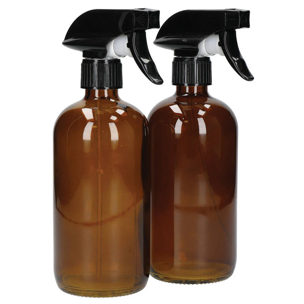 Set de botellas de VIDRIO ámbar con spray Living Nostalgia KitchenCraft - Imagen 4