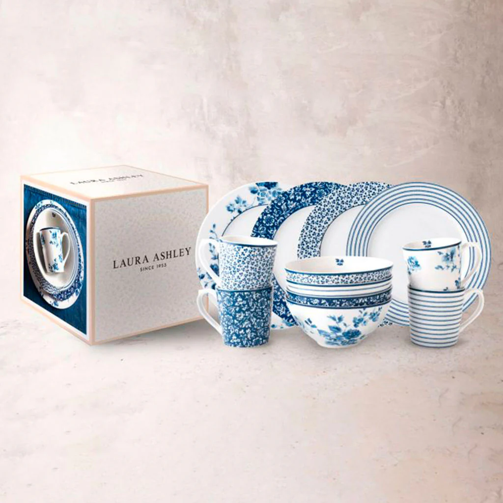 Set de mesa 12 piezas Breakfast de Laura Ashley - Imagen 2