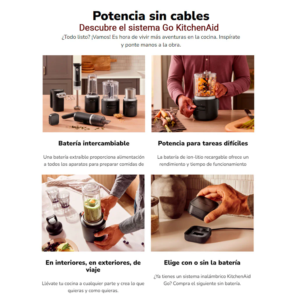 Cargador de batería inalámbrica Go 12V KitchenAid - Imagen 6