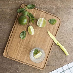 Tabla de bambú de Pebbly