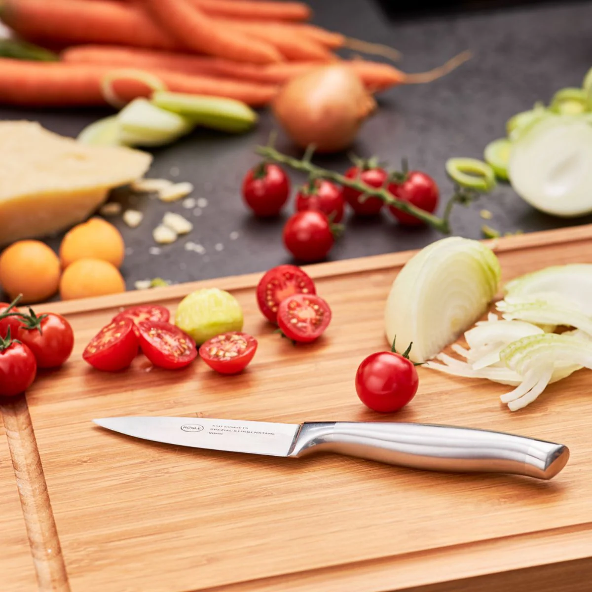 Tabla para cortar de bambú Basic Line Rösle - Imagen 4