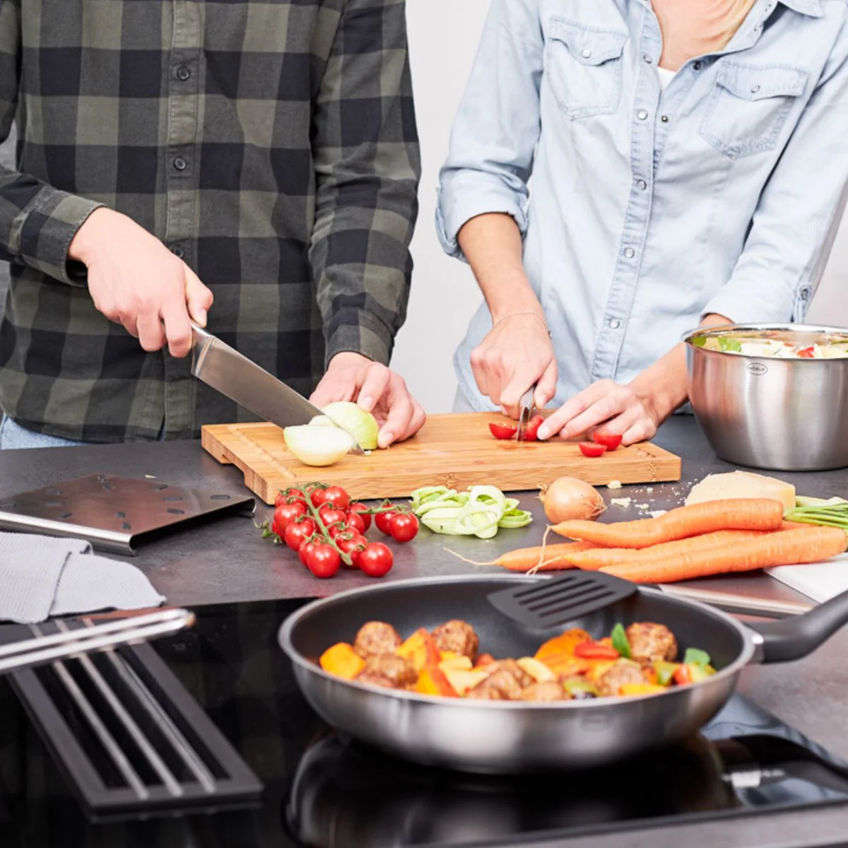 Tabla para cortar de bambú Basic Line Rösle - Imagen 5