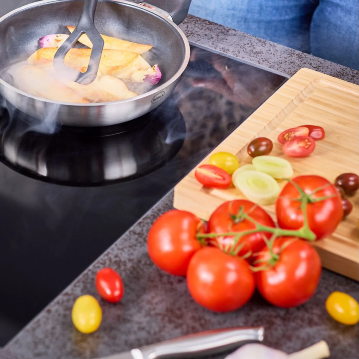 Tabla para cortar de bambú Basic Line Rösle - Imagen 6