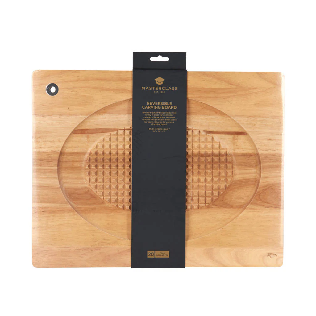 Tabla de madera reversible KitchenCraft MasterClass para carne y corte - Imagen 9