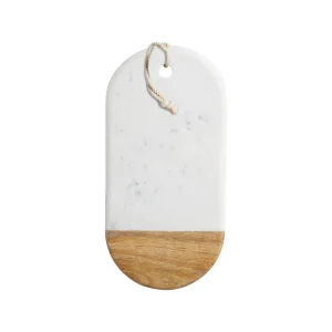 Tabla de mármol gris y madera de mango MasterClass de KitchenCraft
