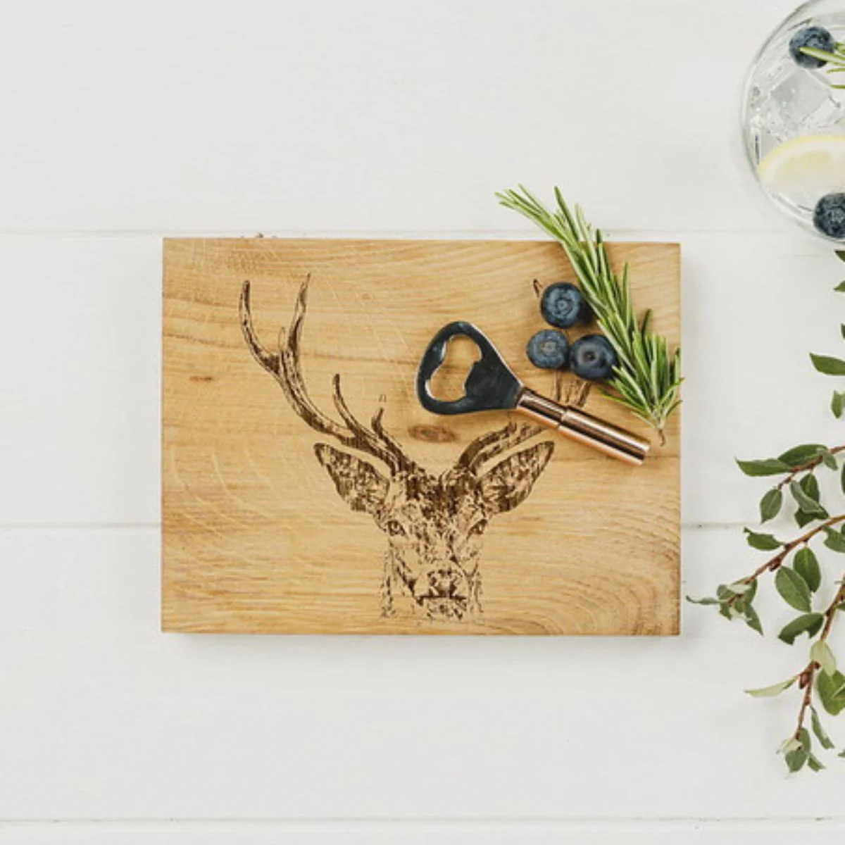 Tabla para cortar de madera de roble 20 x 15 cm Selbrae - Imagen 4