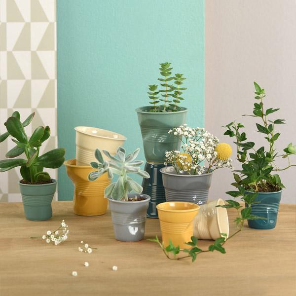 Tazas arrugadas de porcelana 180 ml Revol - Imagen 6