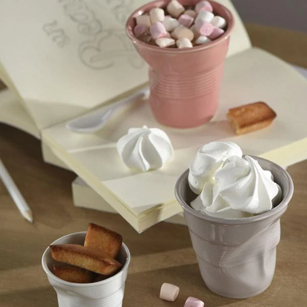 Tazas arrugadas de porcelana 180 ml Revol - Imagen 8