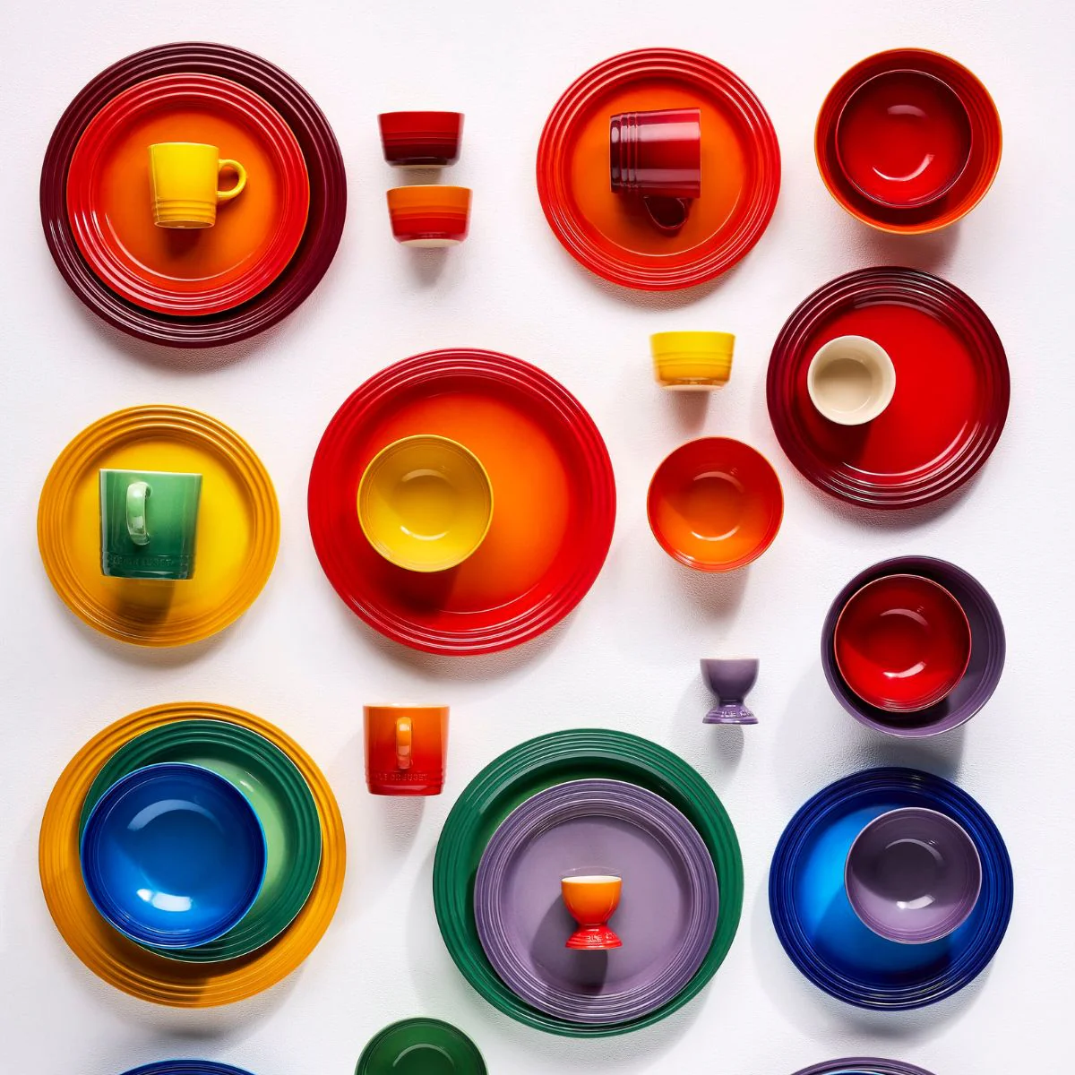 Set de 6 tazas cerámicas 200ml Arcoíris Le Creuset - Imagen 9