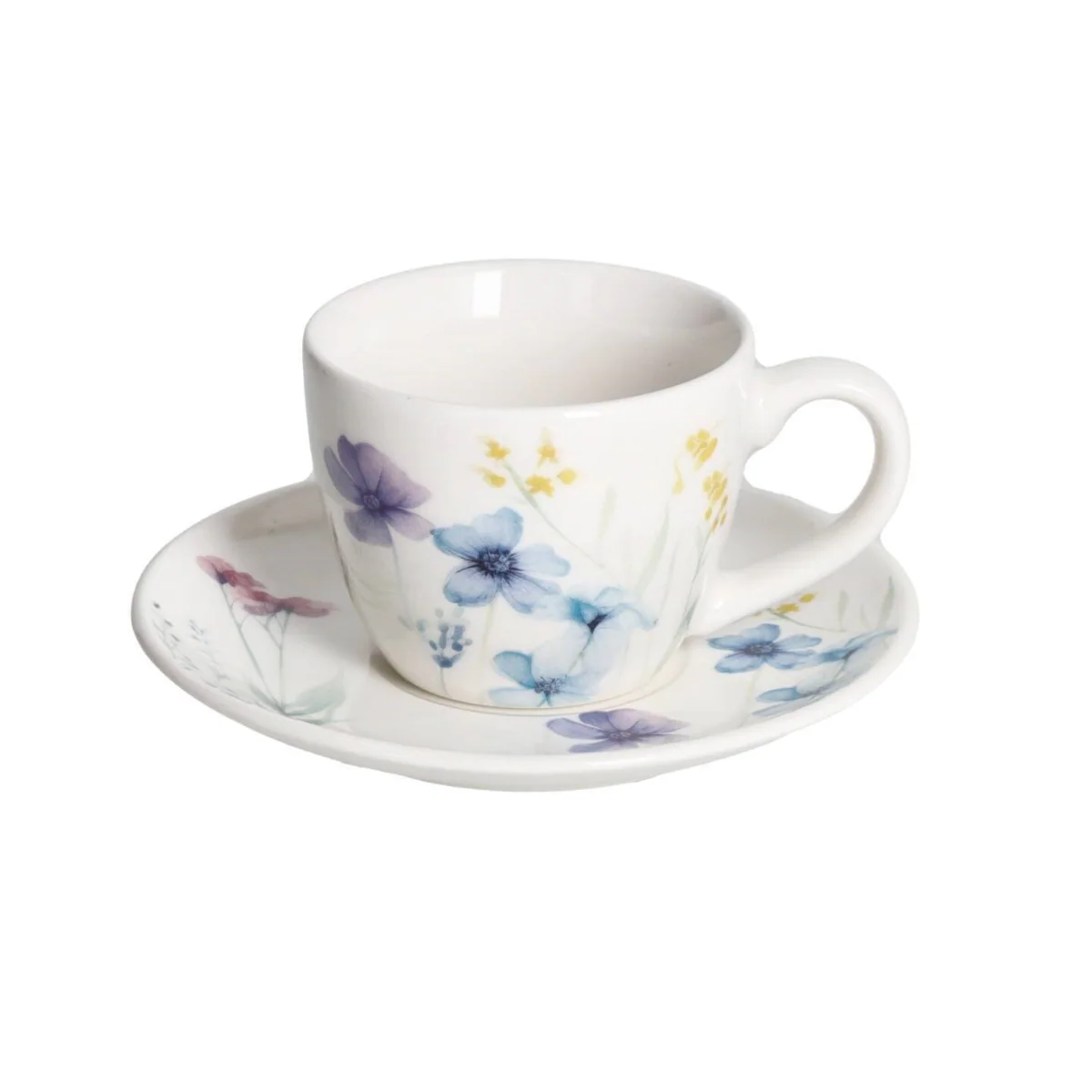 Tazas de porcelana con y sin plato 420ml Florenne Tognana - Imagen 3