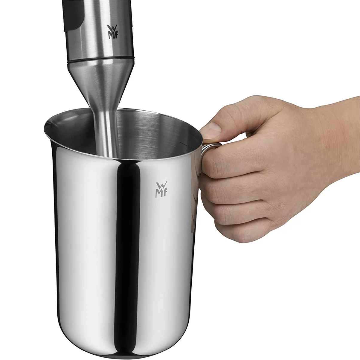 Bol para batir acero inox con tapa de WMF - Imagen 3