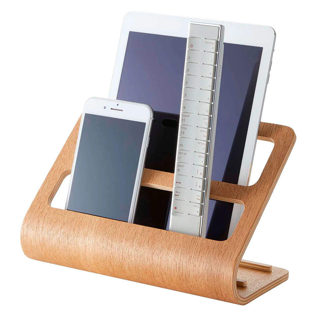 Soporte para tablet de madera clara Yamazaki - Imagen 2