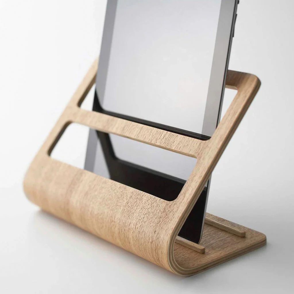 Soporte para tablet de madera clara Yamazaki - Imagen 3