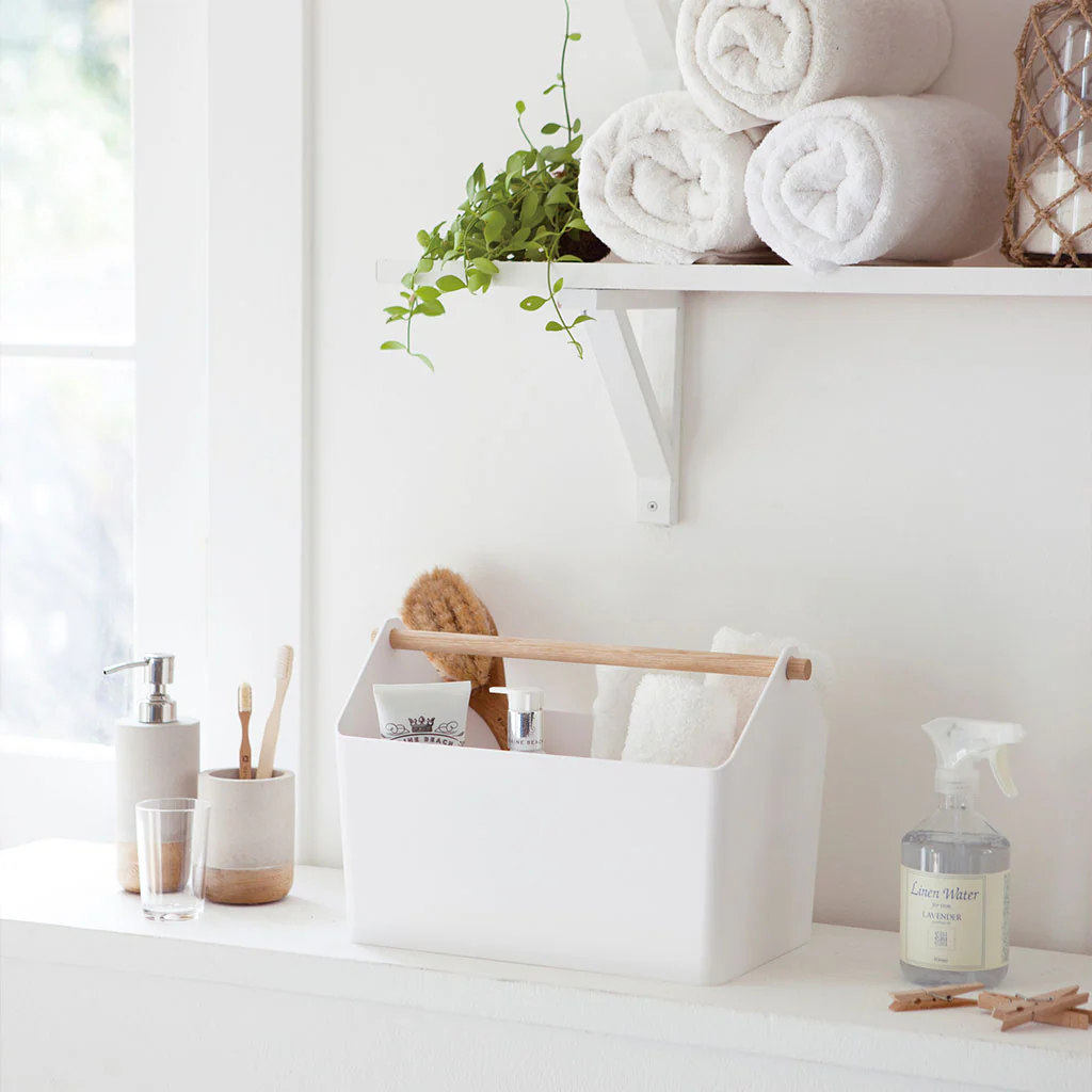 Cesta para almacenar con asa Yamazaki - Imagen 4