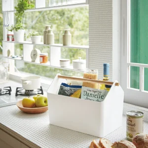 Cesta para almacenar con asa Yamazaki