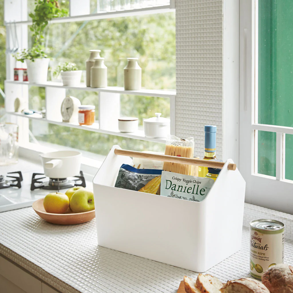 Cesta para almacenar con asa Yamazaki - Imagen 2