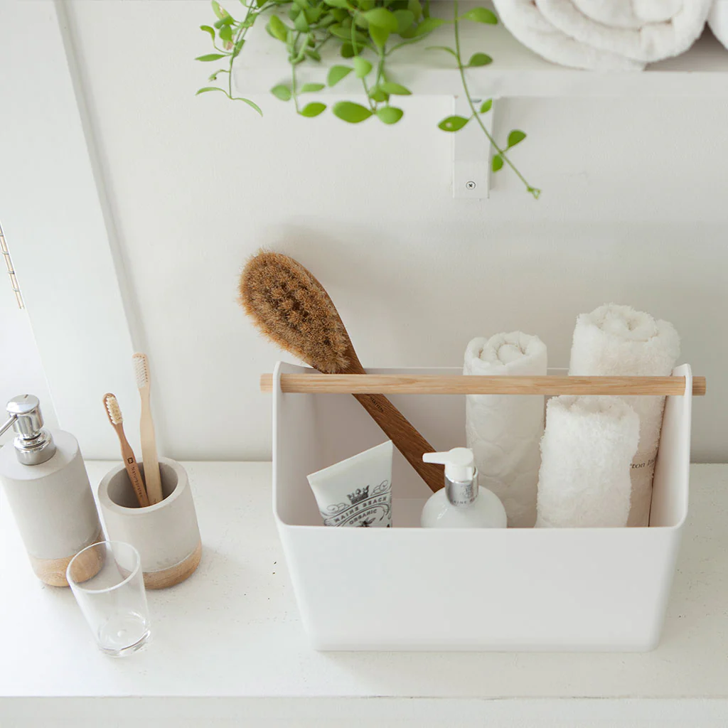 Cesta para almacenar con asa Yamazaki - Imagen 7