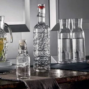 Botella de cristal con tapón basculante Oriente Bormioli Rocco