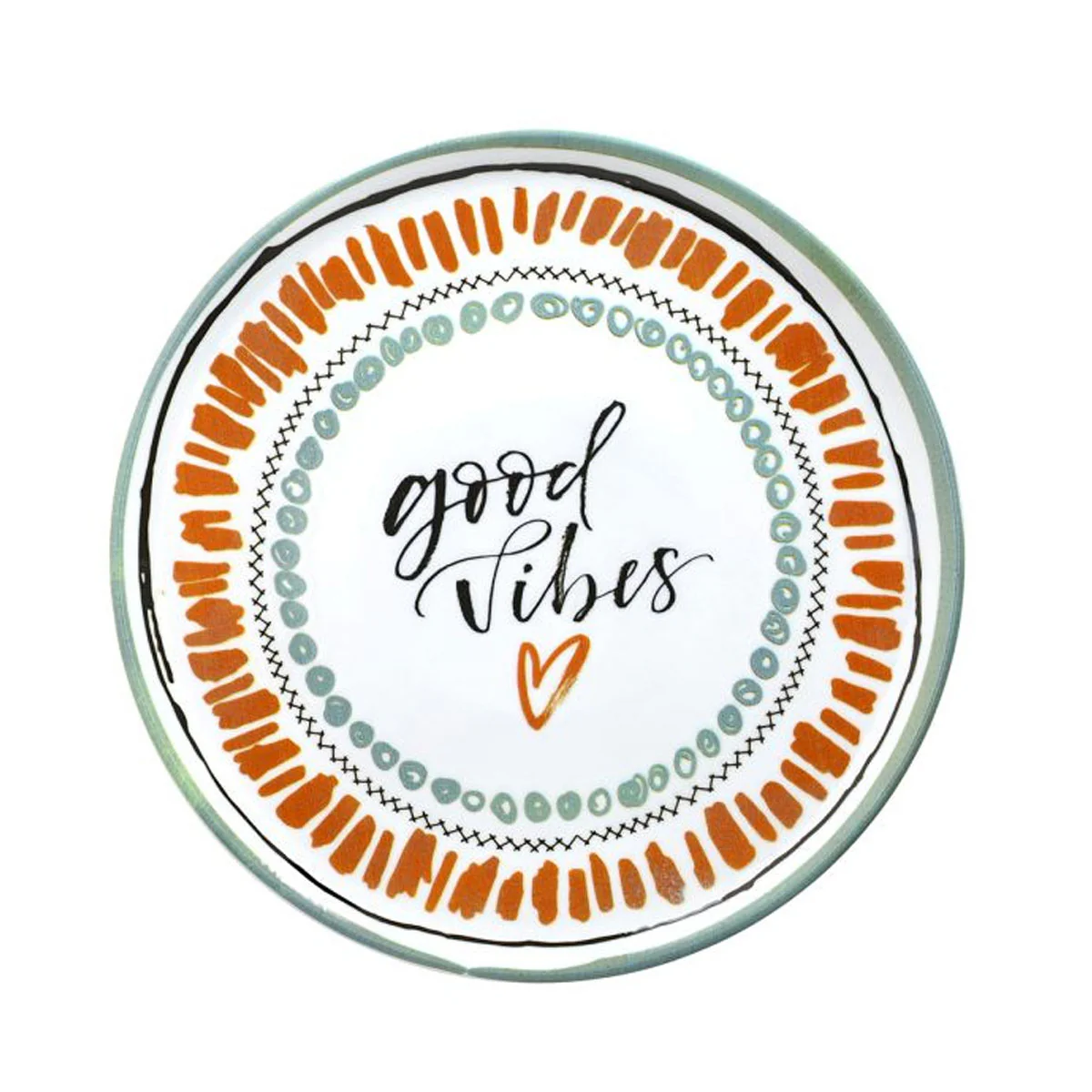 Set de 4 platos de porcelana para pizza Love Andrea Fontebasso Tognana - Imagen 4