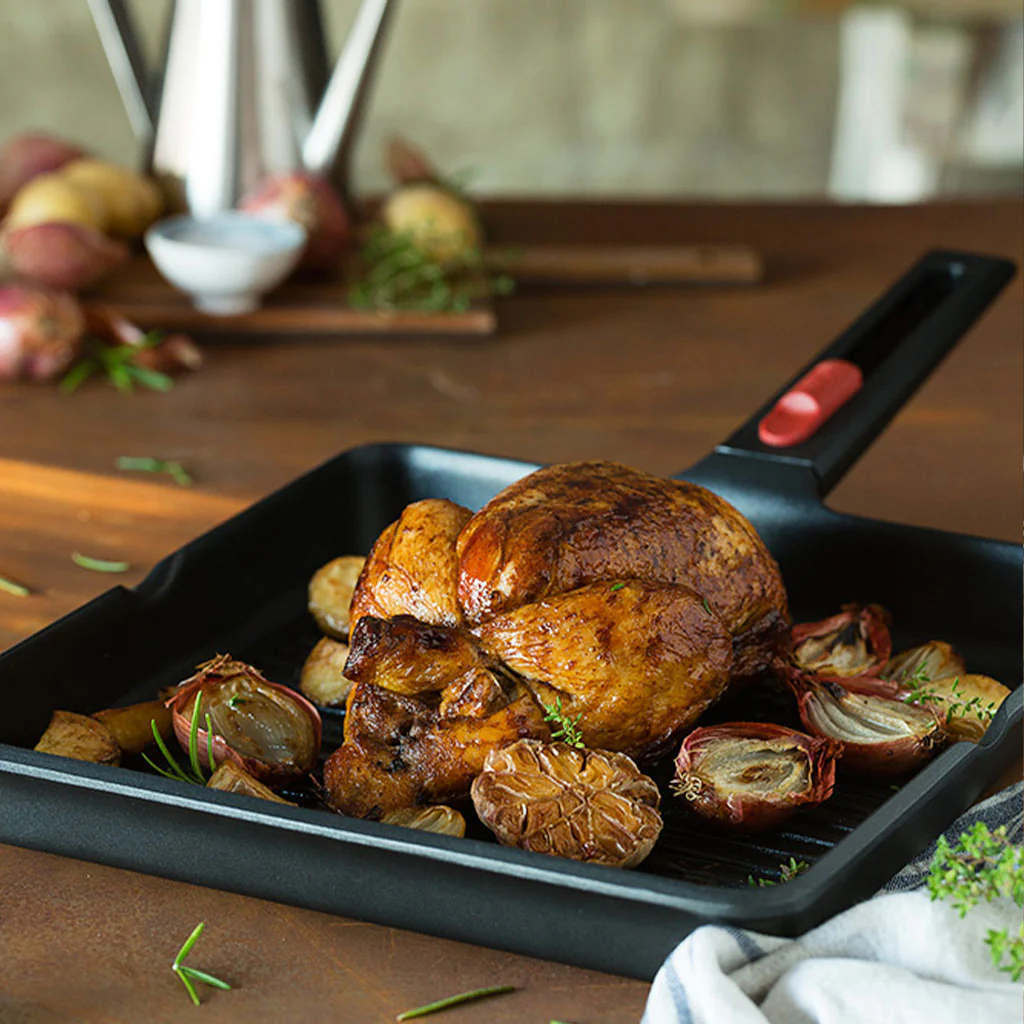 Parrilla lisa antiadherente Bra Infinity