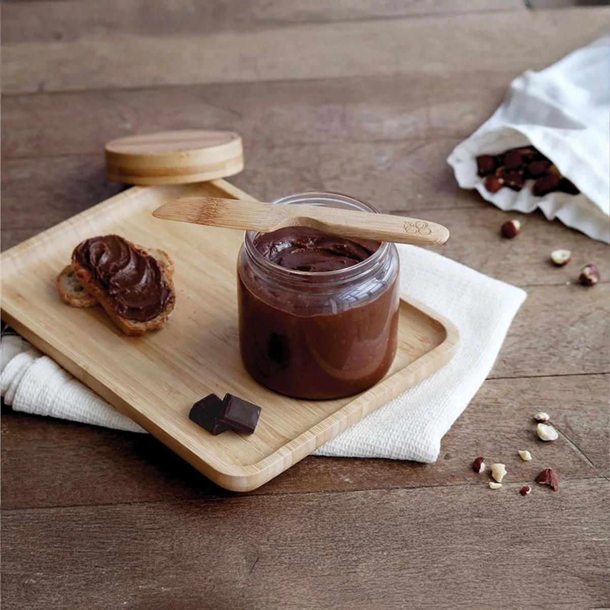 Set 3 piezas para cremas untables Pebbly - Imagen 3