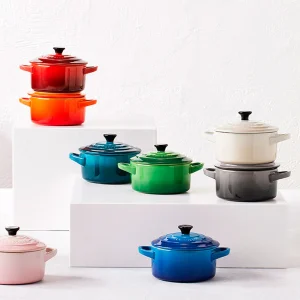 Mini-cocottes cerámicas Le Creuset