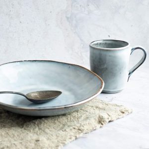 Plato hondo de gres Organic Collection