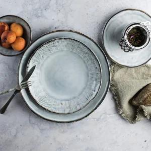 Plato de cena de gres Organic Collection