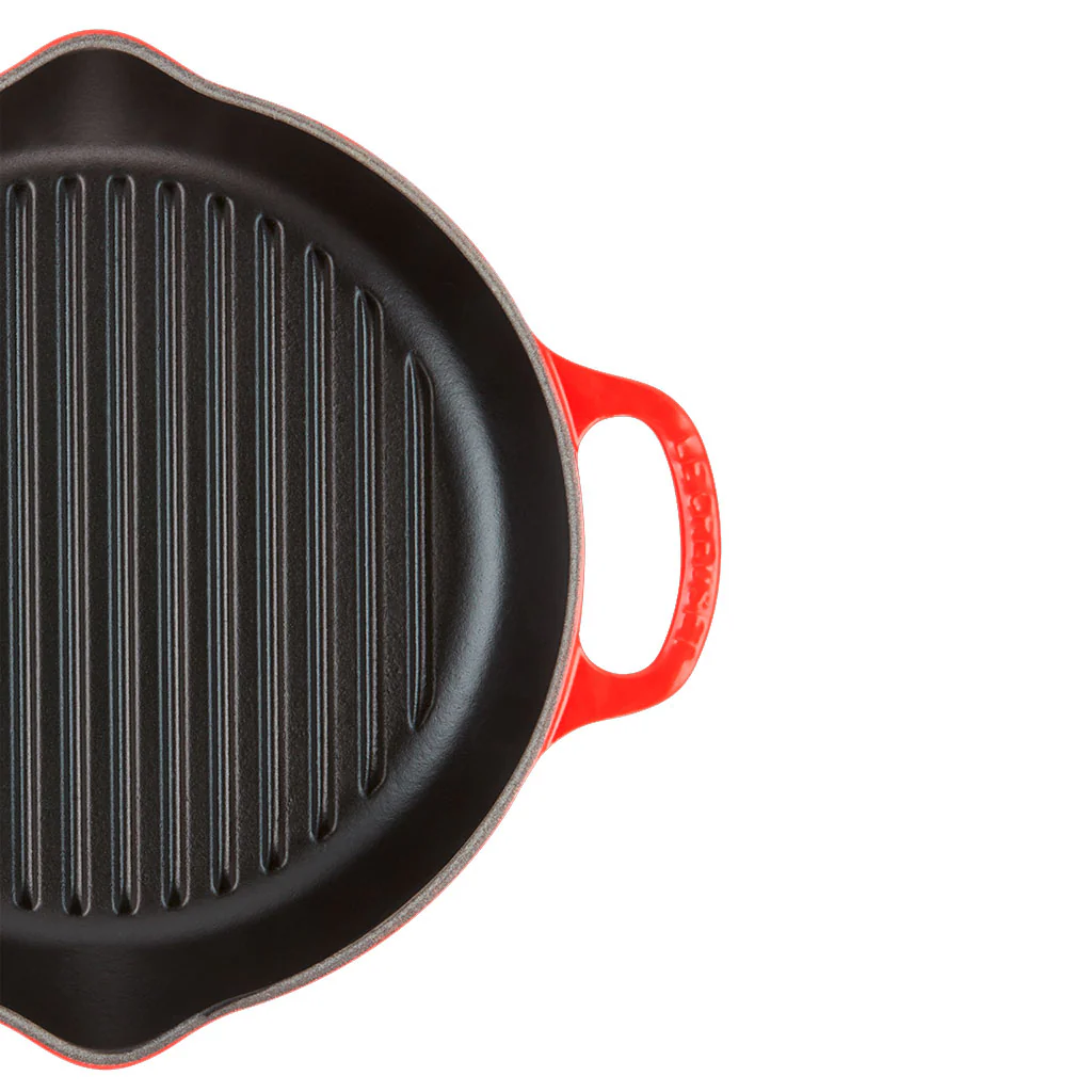 Parrilla tipo skillet redonda alta grill Evolution Le Creuset - Imagen 8
