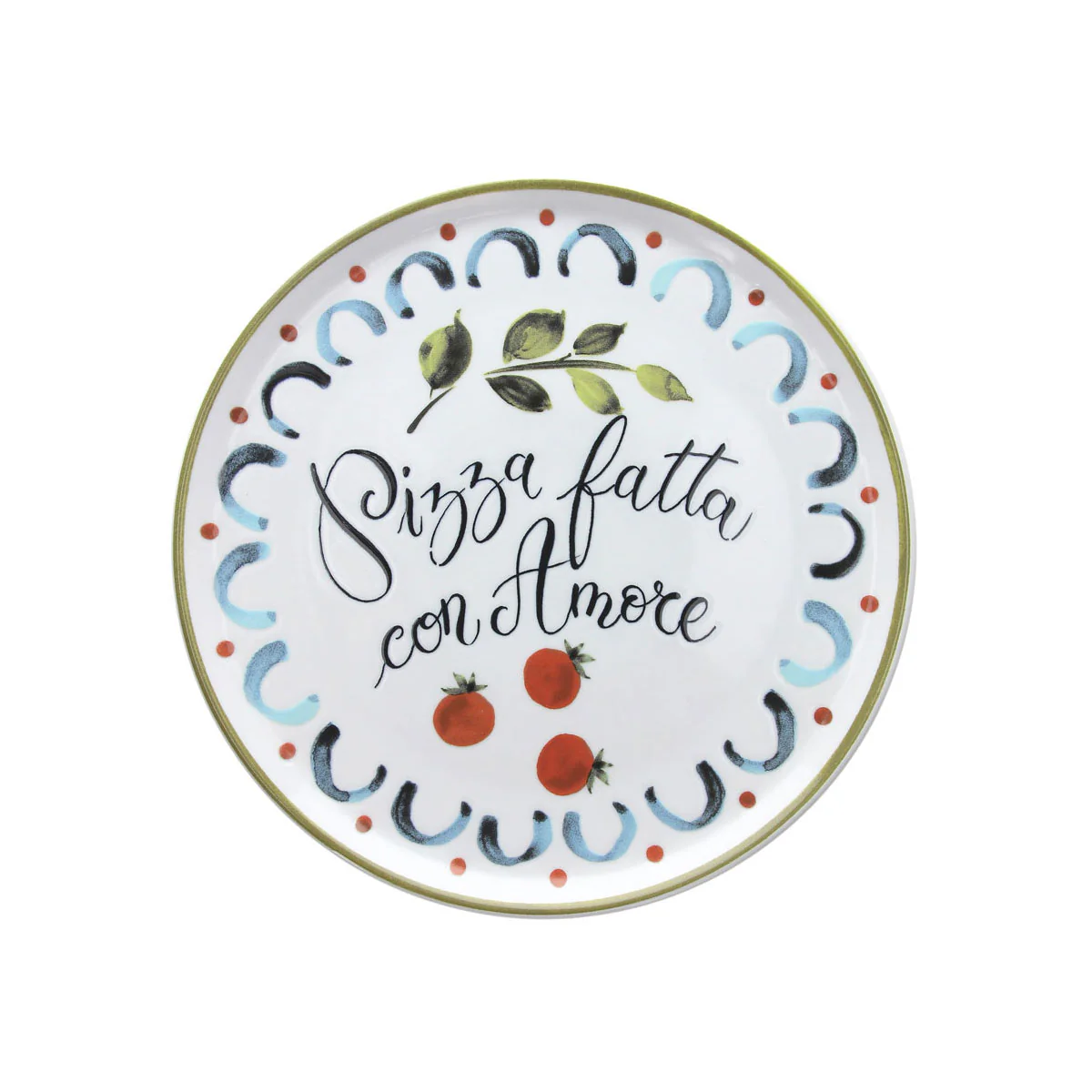 Set de 4 platos de porcelana para pizza Cinzia Andrea Fontebasso Tognana - Imagen 6