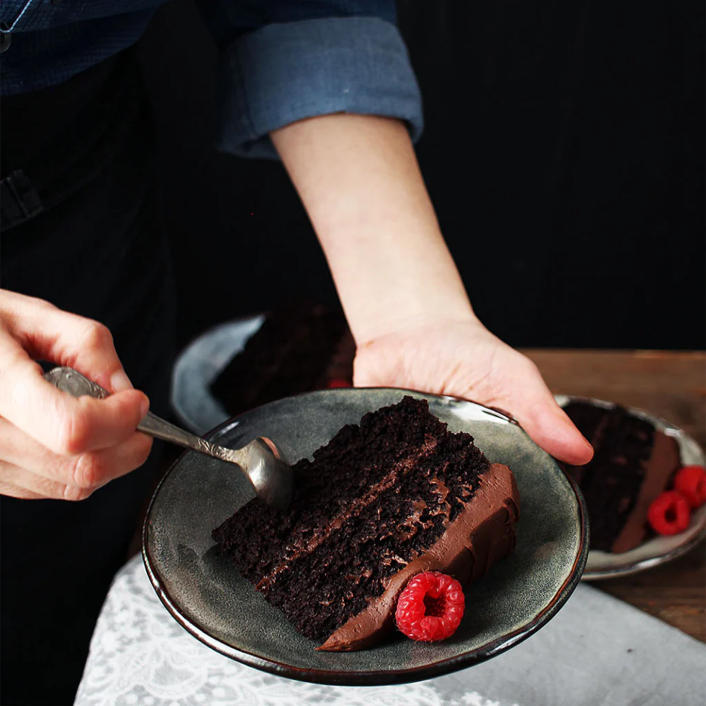 Plato de postre de gres Organic Collection - Imagen 3