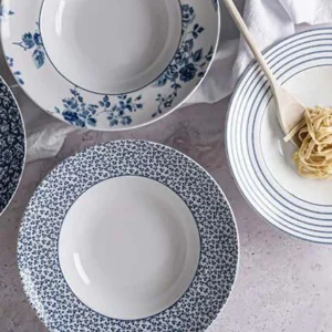 Plato para pasta y arroces Blueprint de Laura Ashley