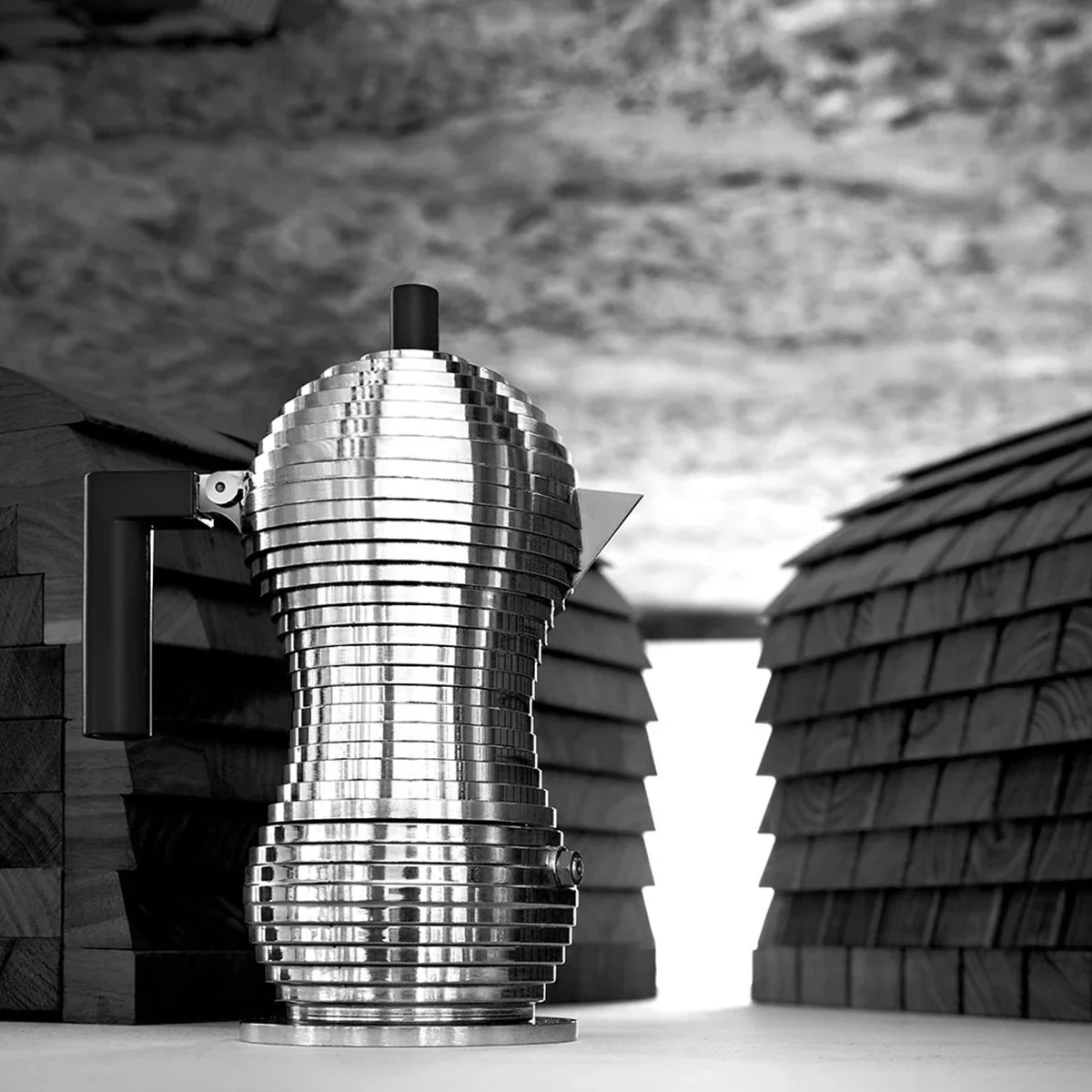 Set de 5 piezas para el café con cafetera Pulcina Alessi - Imagen 4