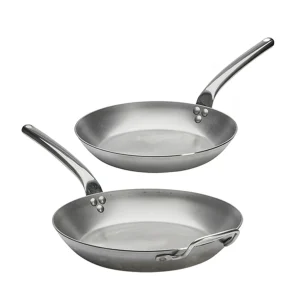 Sartén de hierro Carbone Plus con mango de acero inox Pro De Buyer
